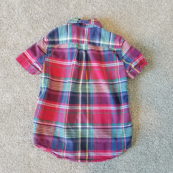 Ralph Lauren Plaid Shirt~4T - Picture 4 of 6